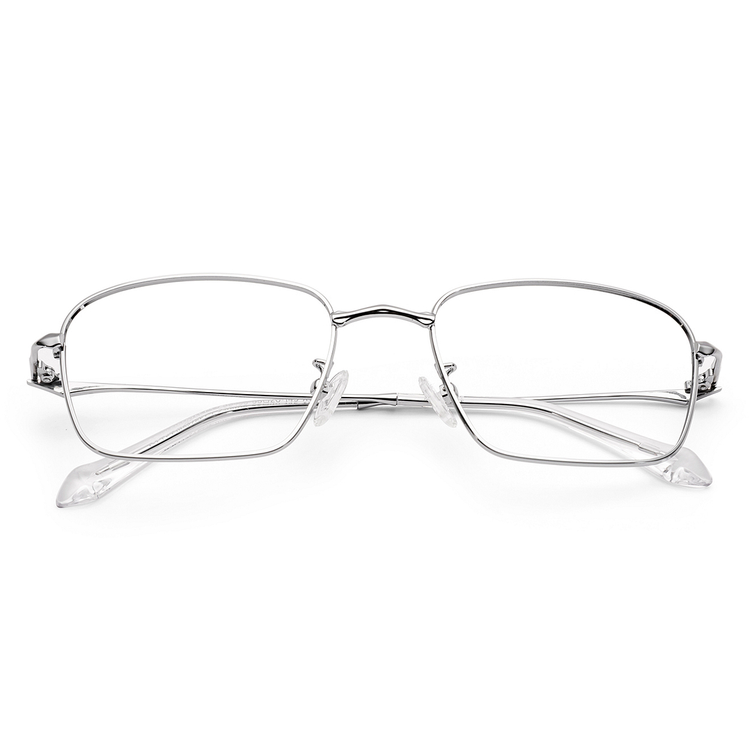 Lenskart Silver Full Rim Square left side