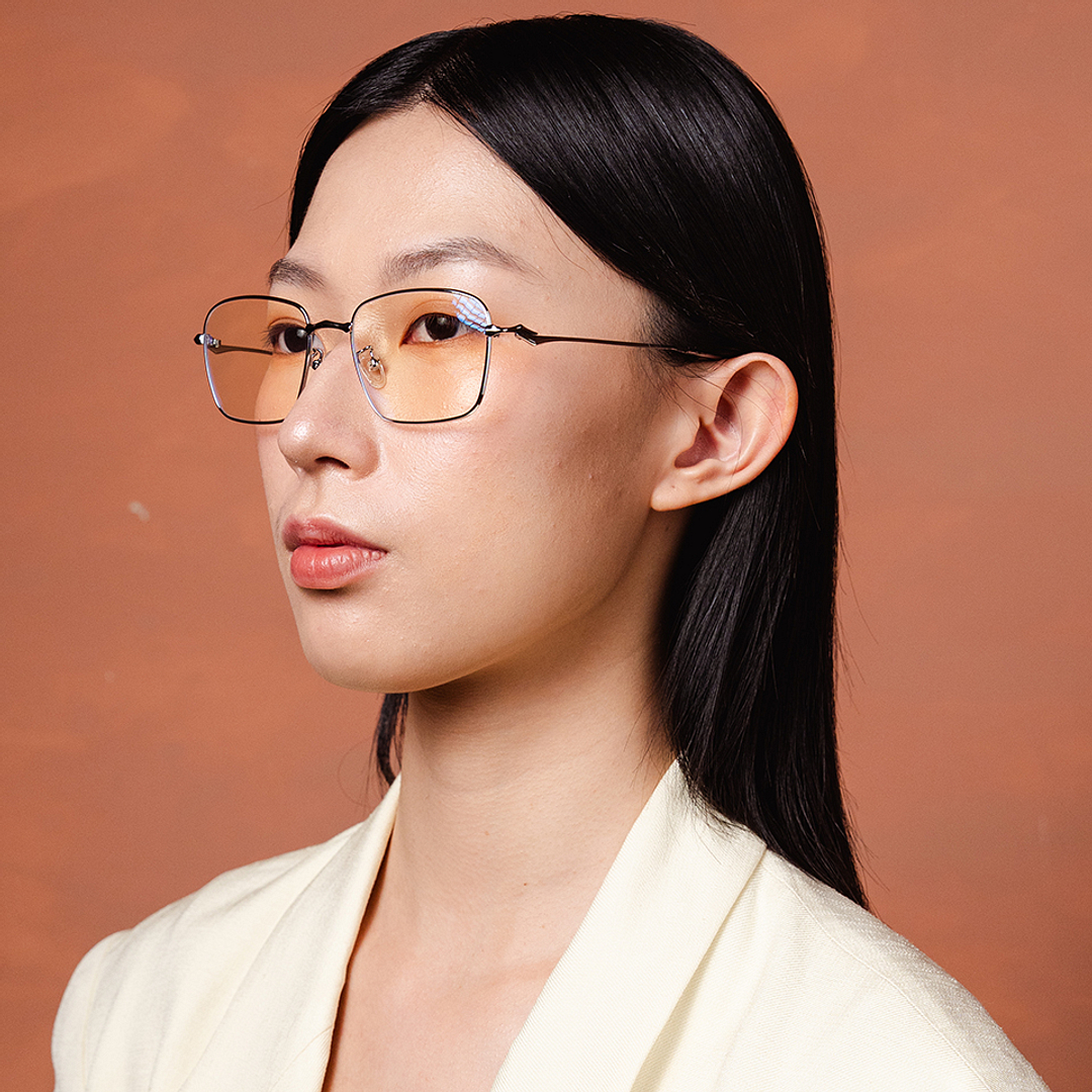 Lenskart Silver Full Rim Square right side