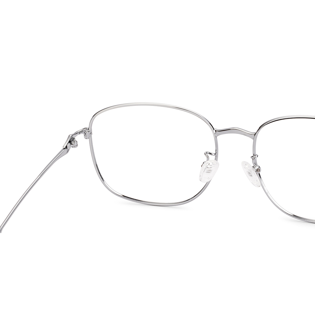 Lenskart Silver Full Rim Square left side