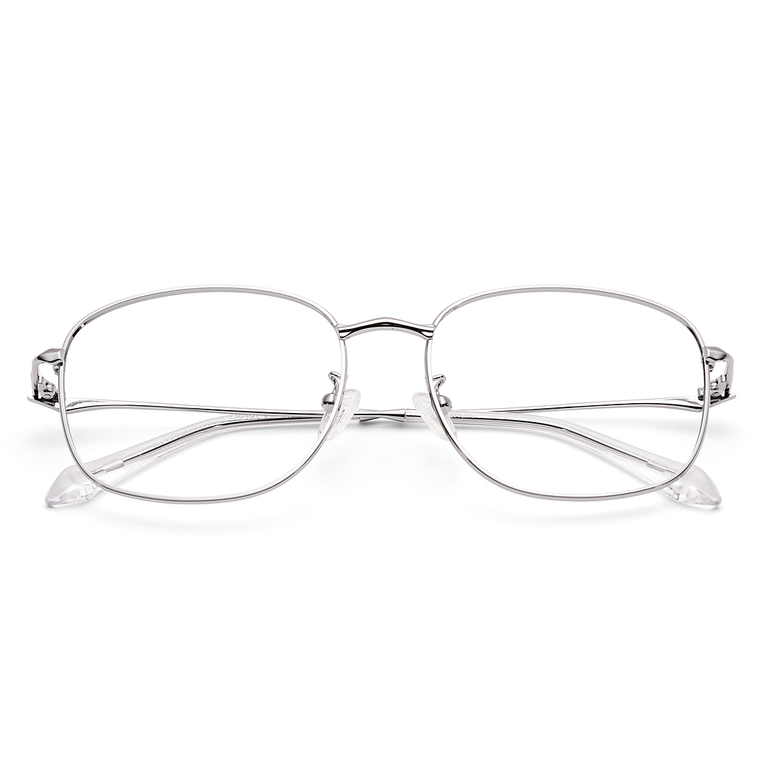 Lenskart Silver Full Rim Square right side