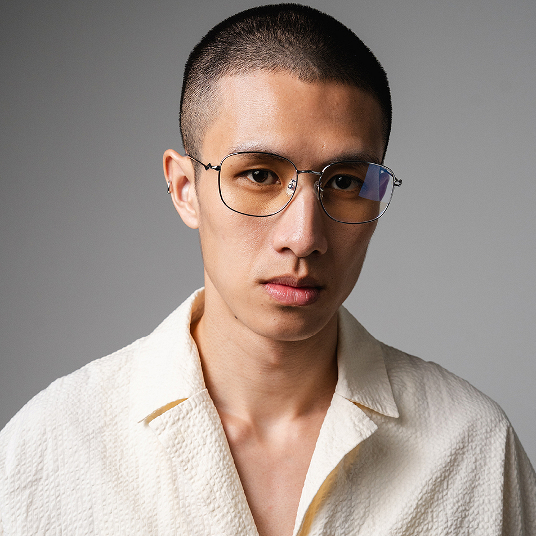 Lenskart Silver Full Rim Square right side