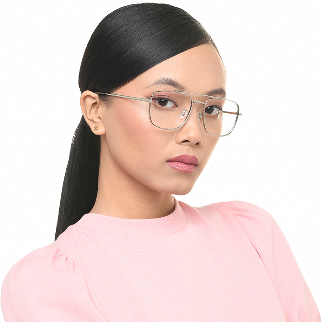 Lenskart Silver Full Rim Aviator right side