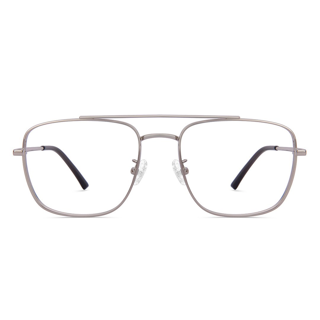 Lenskart Silver Full Rim Aviator right side