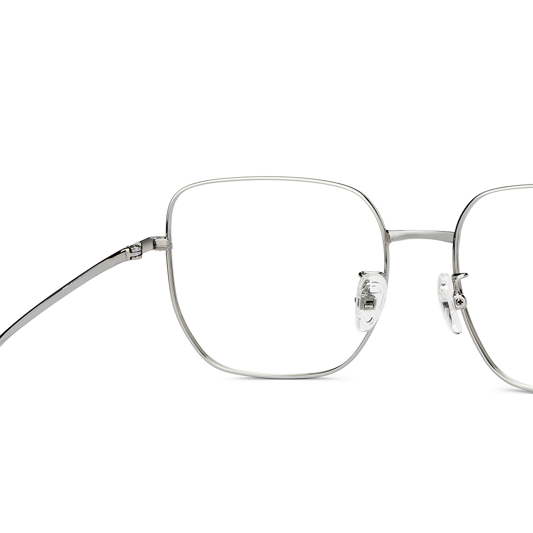 Lenskart Silver Full Rim Square right side