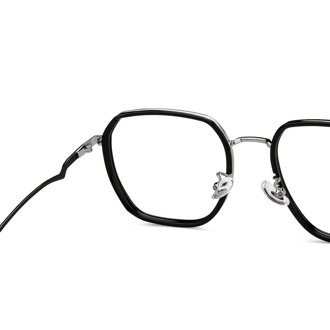 Lenskart Silver Full Rim Hexagonal right side