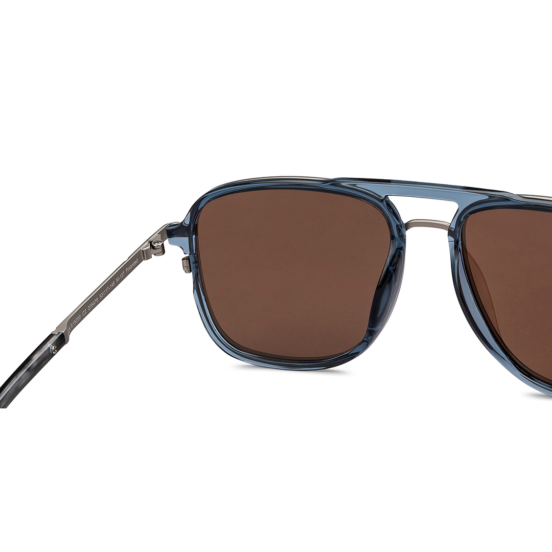 Lenskart Studio Online Silver Full Rim Rectangle right side