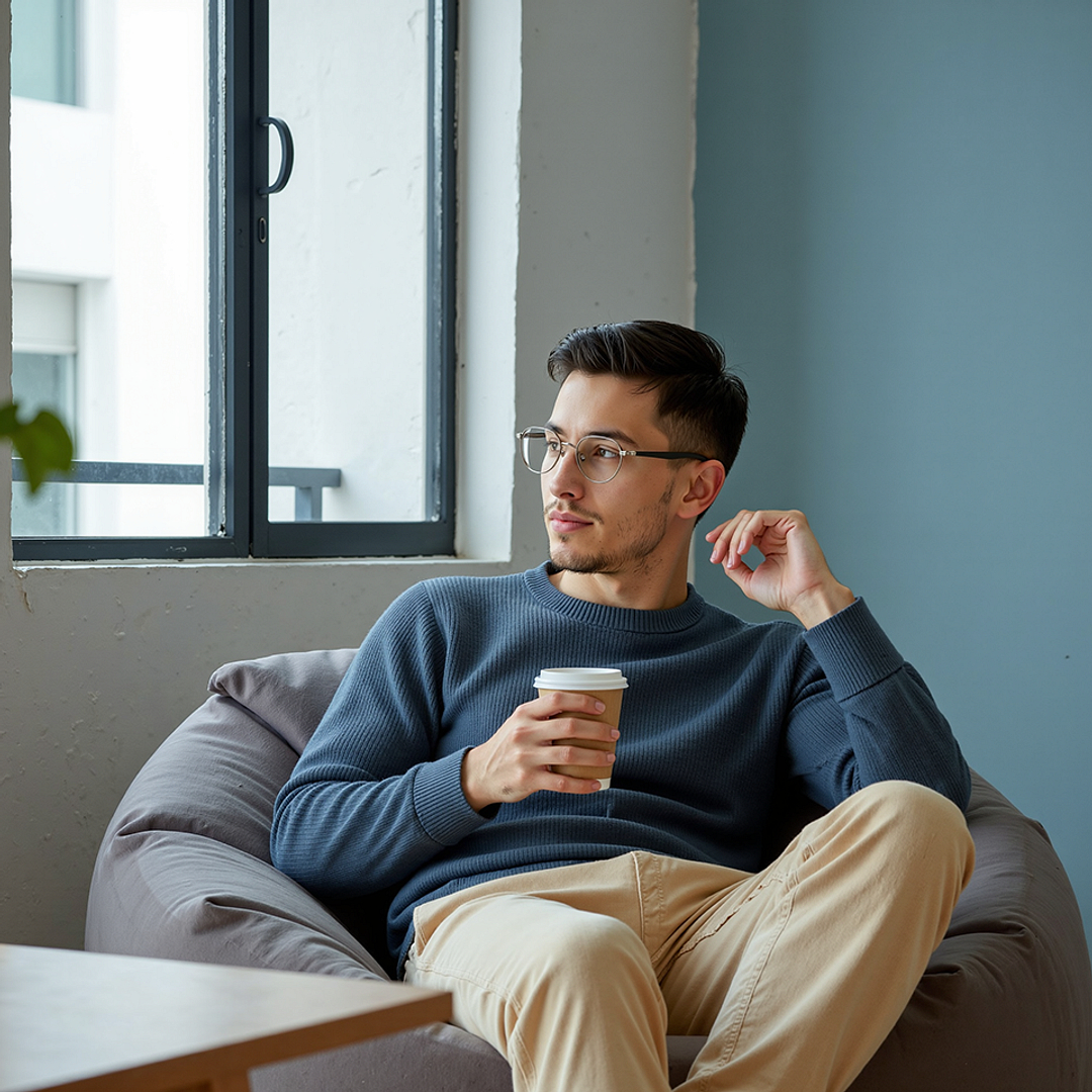 Lenskart Silver Full Rim Round left side