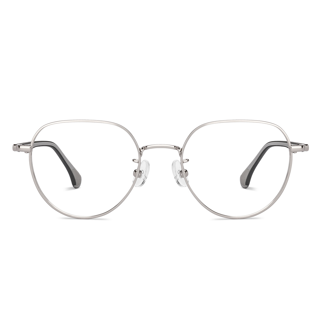 Lenskart Silver Full Rim Round right side