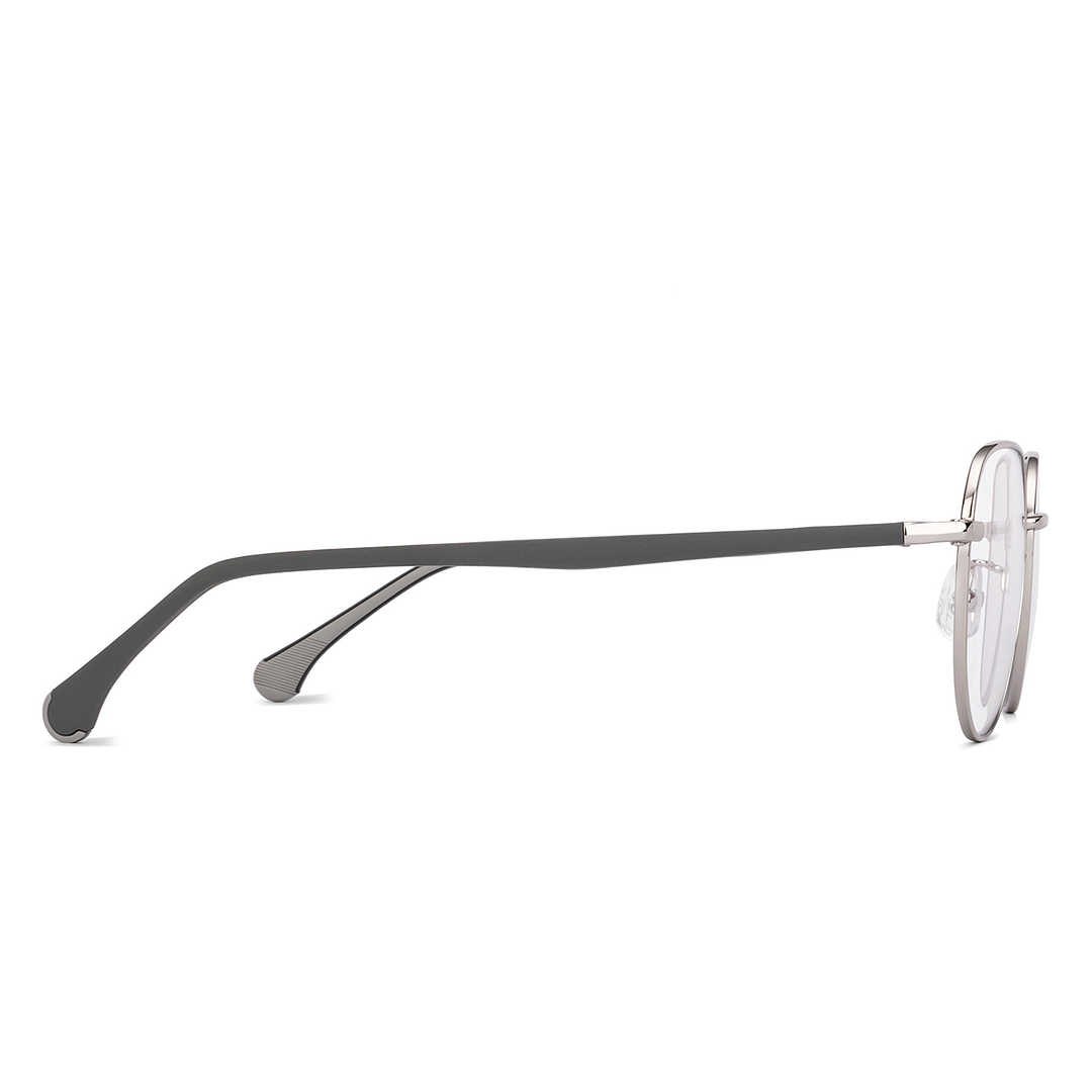 Lenskart Silver Full Rim Round left side