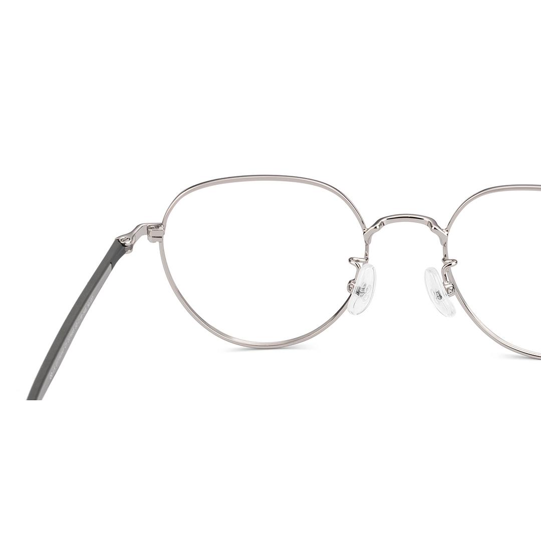 Lenskart Silver Full Rim Round right side
