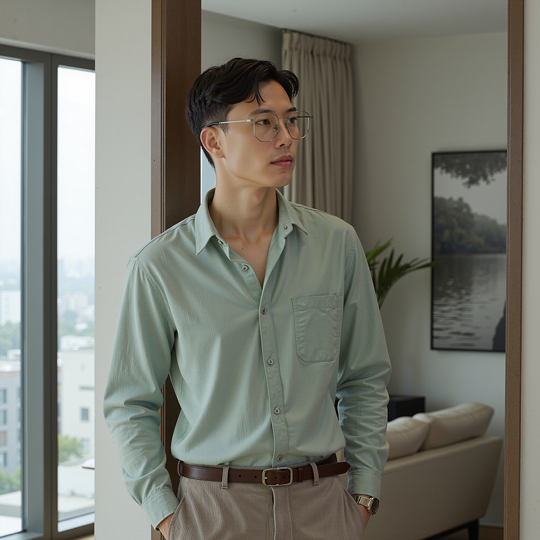 Lenskart Silver Full Rim Hexagonal left side