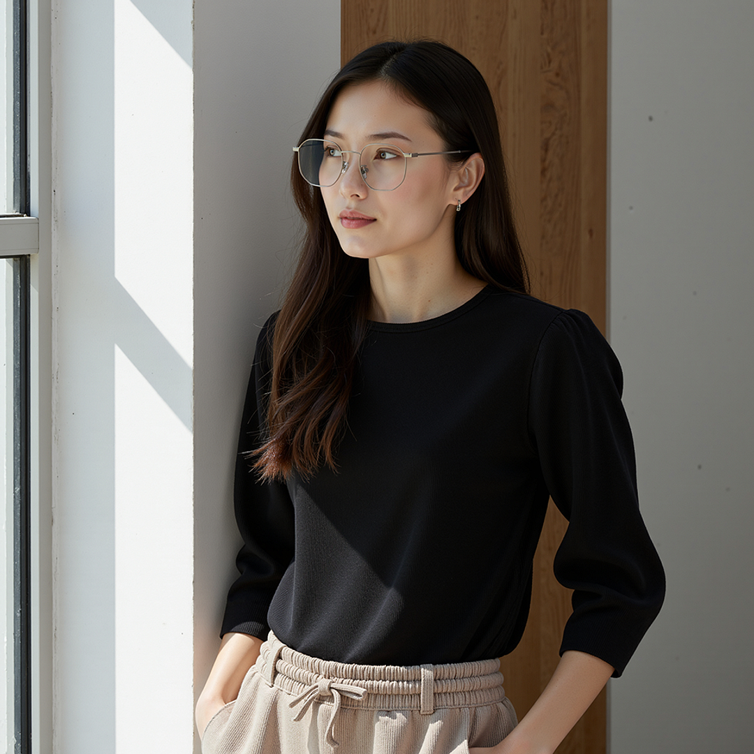 Lenskart Silver Full Rim Hexagonal right side