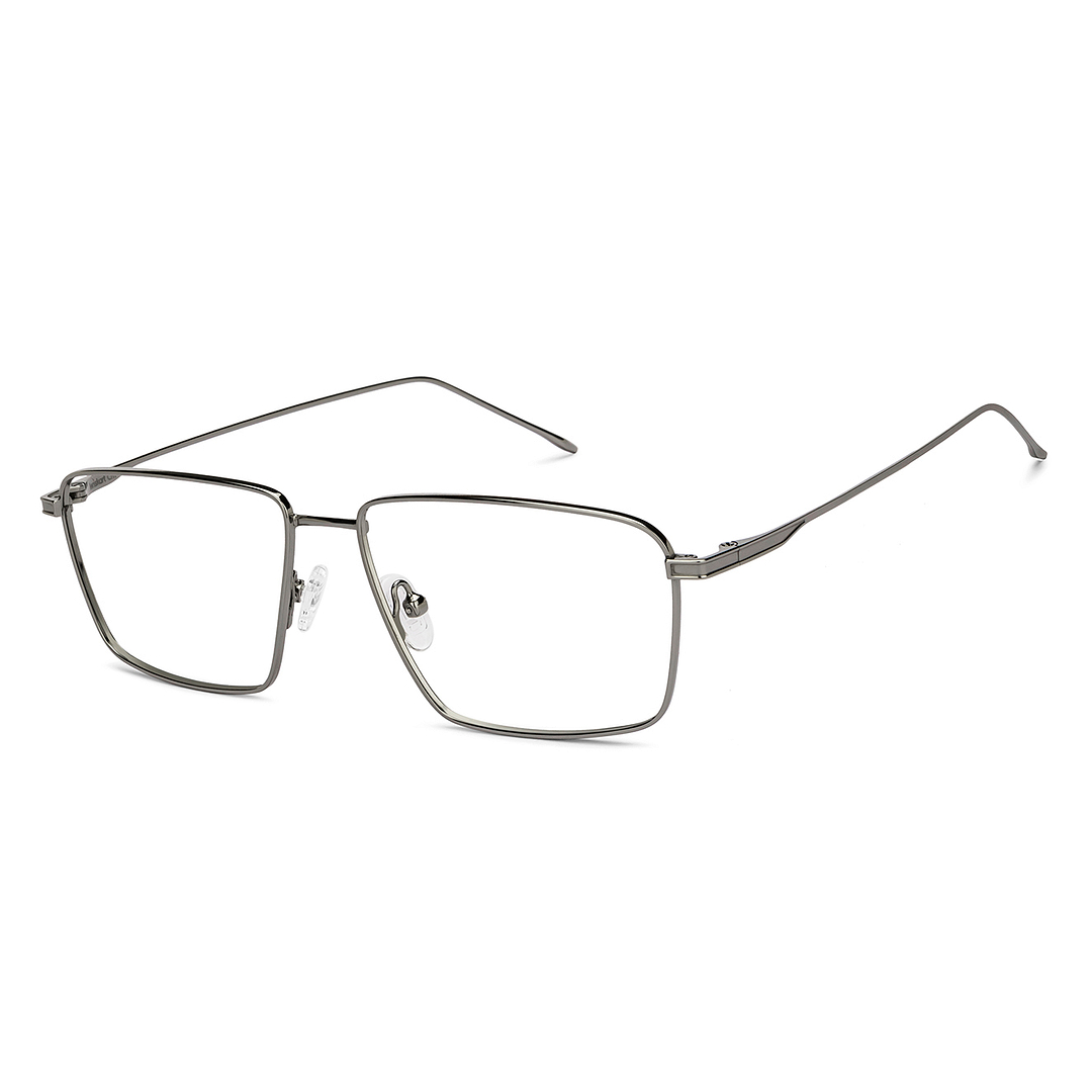 Lenskart Air Online Silver Full Rim Square right side