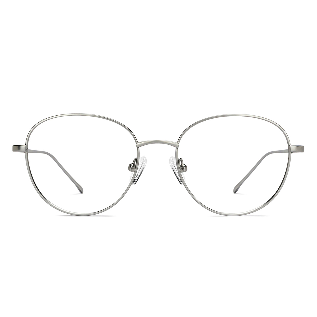Lenskart Air Online Silver Full Rim Round right side