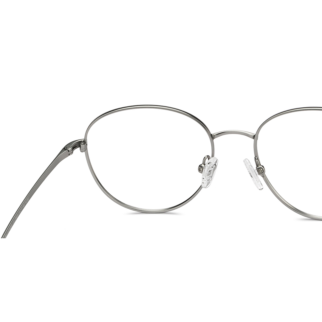 Lenskart Air Online Silver Full Rim Round right side