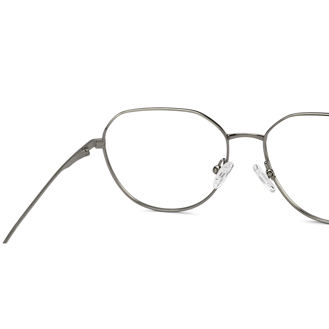 Lenskart Air Online Silver Full Rim Round right side