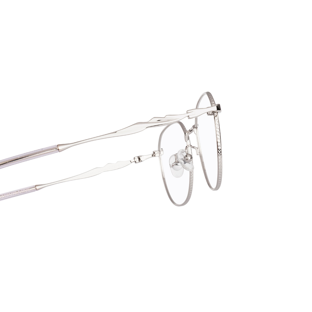 Lenskart Silver Full Rim Round right side