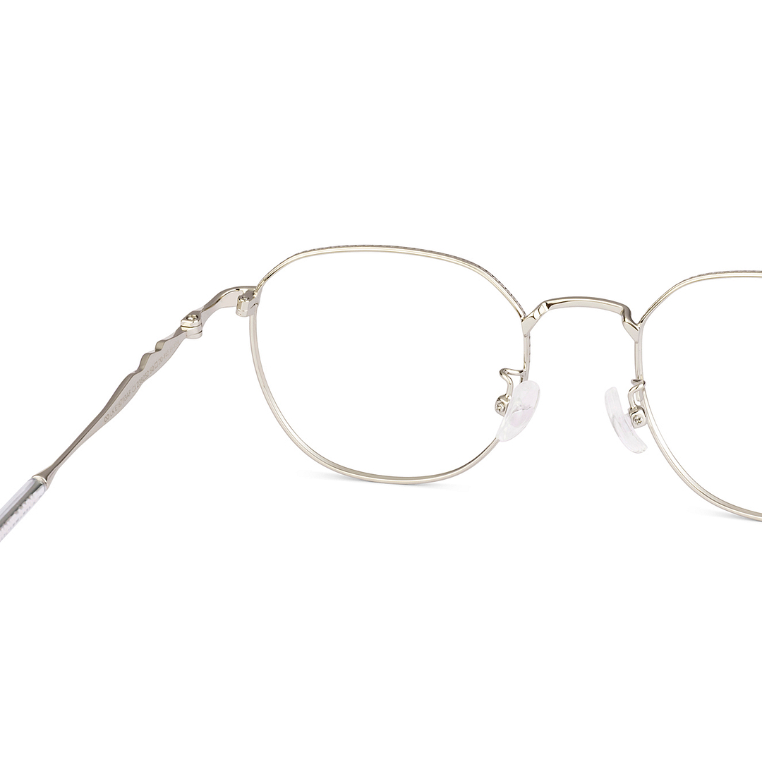 Lenskart Silver Full Rim Round left side