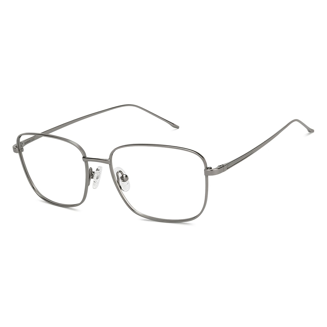 Lenskart Air Online Silver Full Rim Square left side