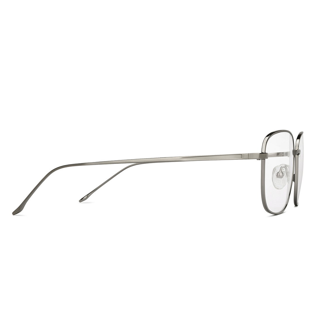 Lenskart Air Online Silver Full Rim Square left side
