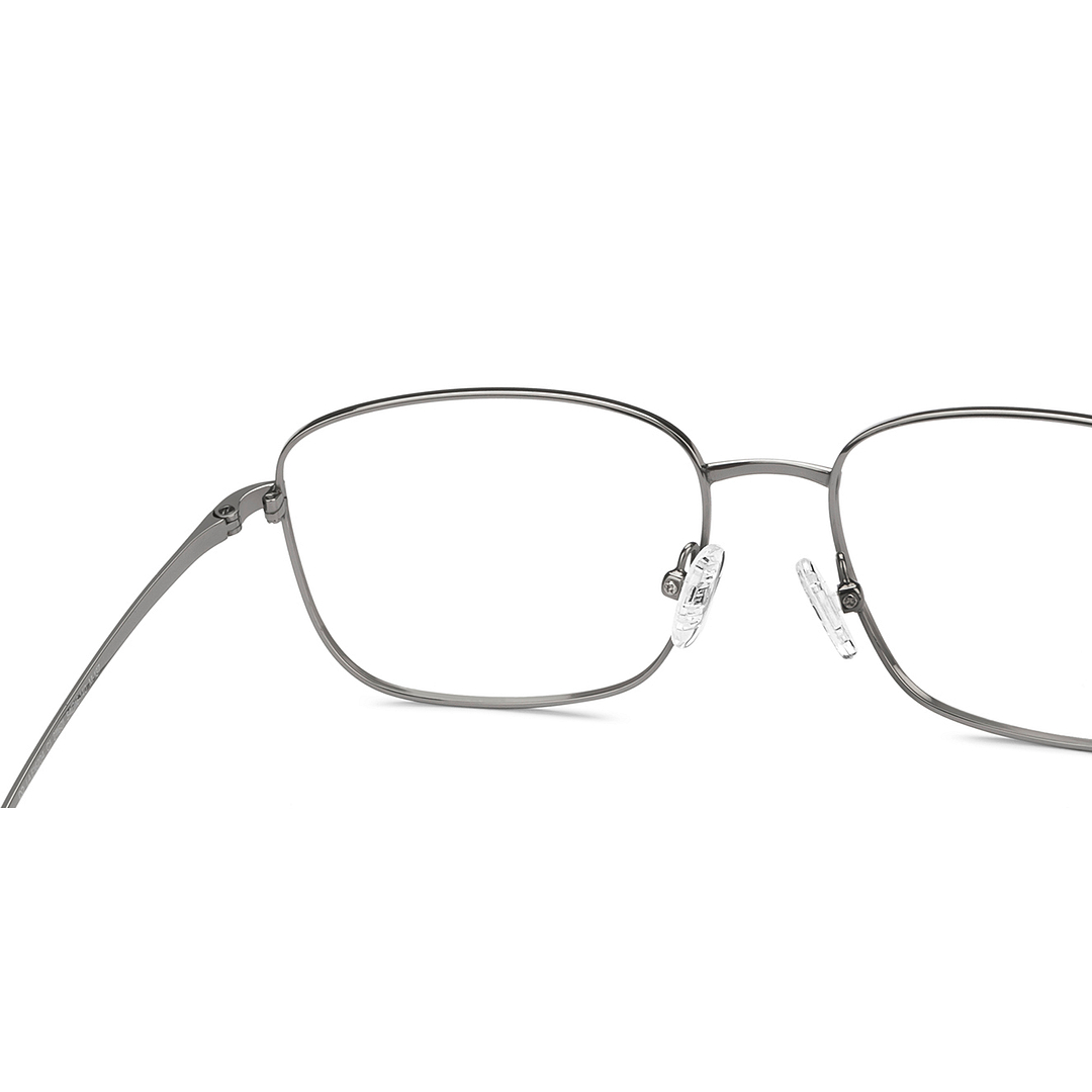 Lenskart Air Online Silver Full Rim Square right side