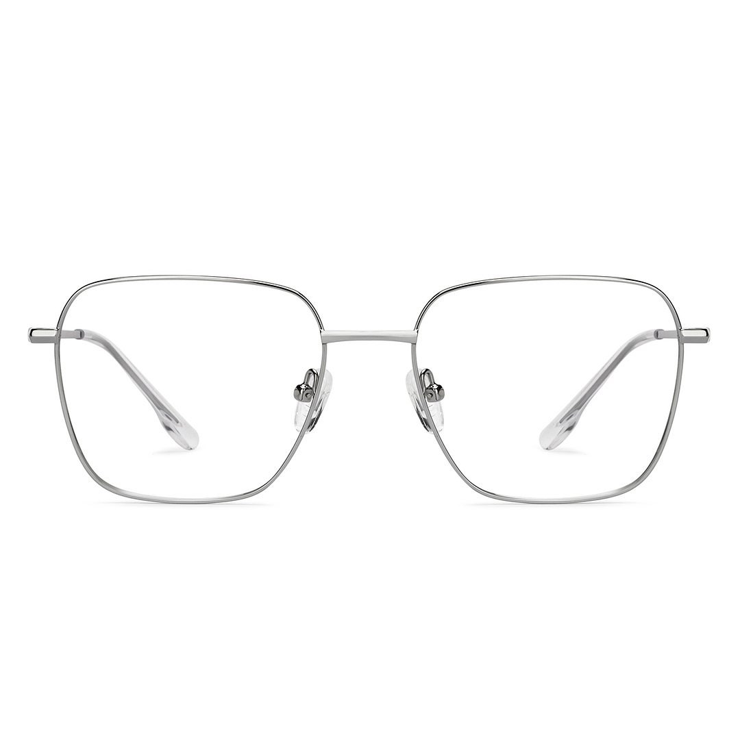 Lenskart Air Silver Full Rim Square right side