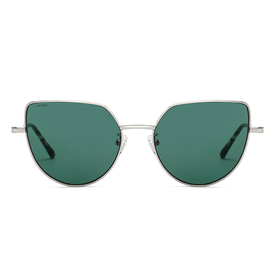 Lenskart Silver Full Rim Cat Eye right side