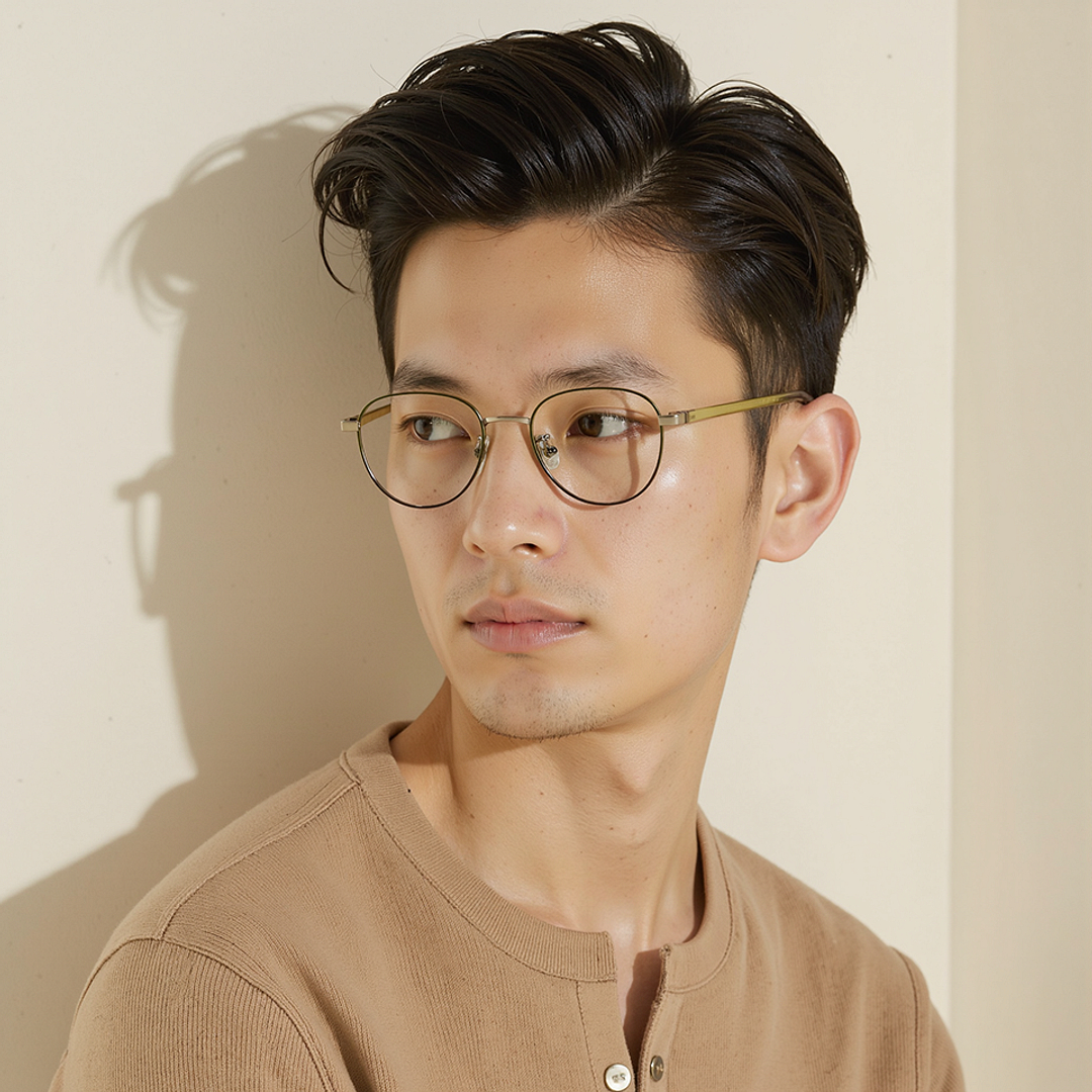 Lenskart Silver Full Rim Round right side