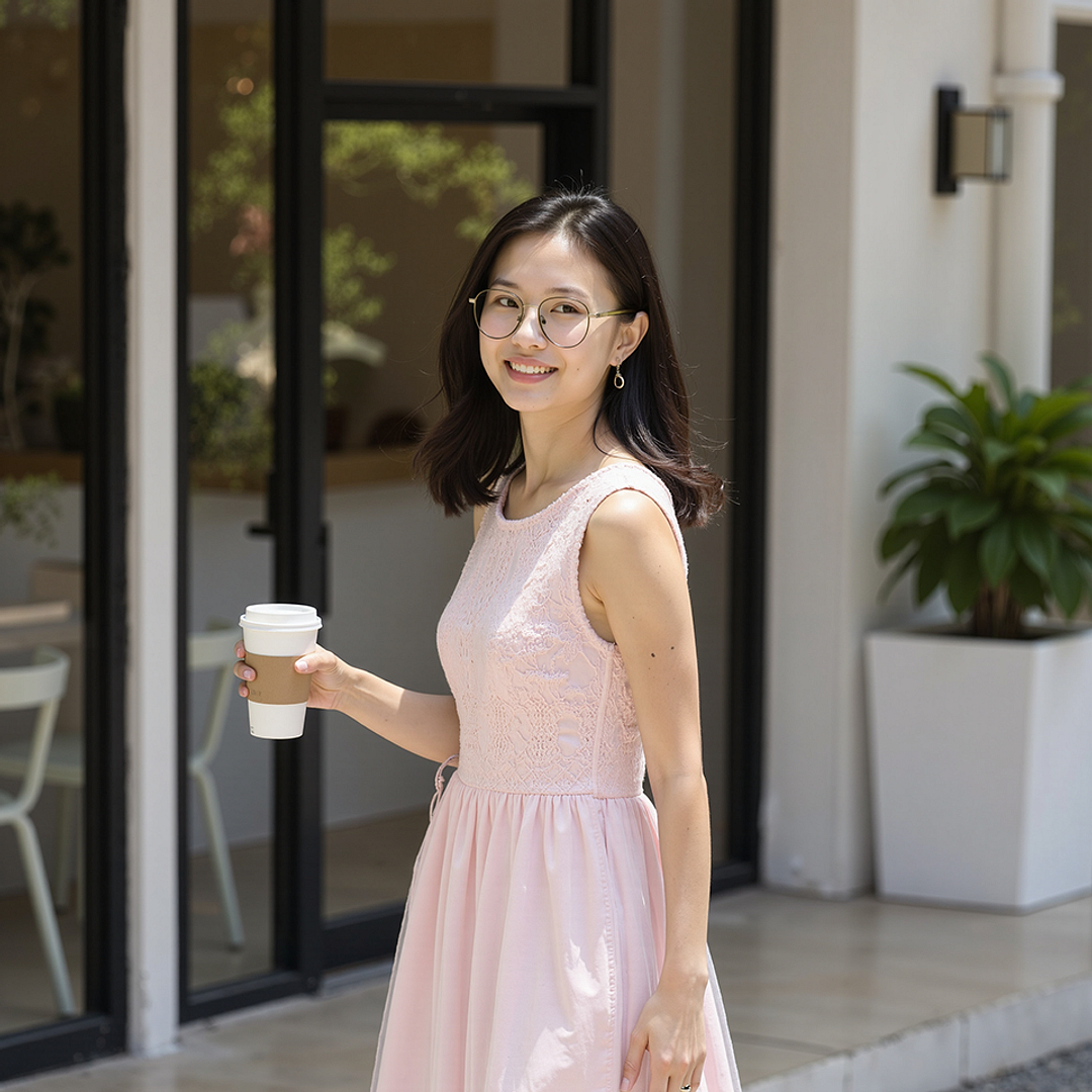 Lenskart Silver Full Rim Round right side