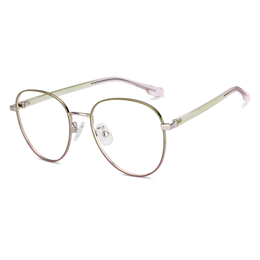 Lenskart Silver Full Rim Round left side