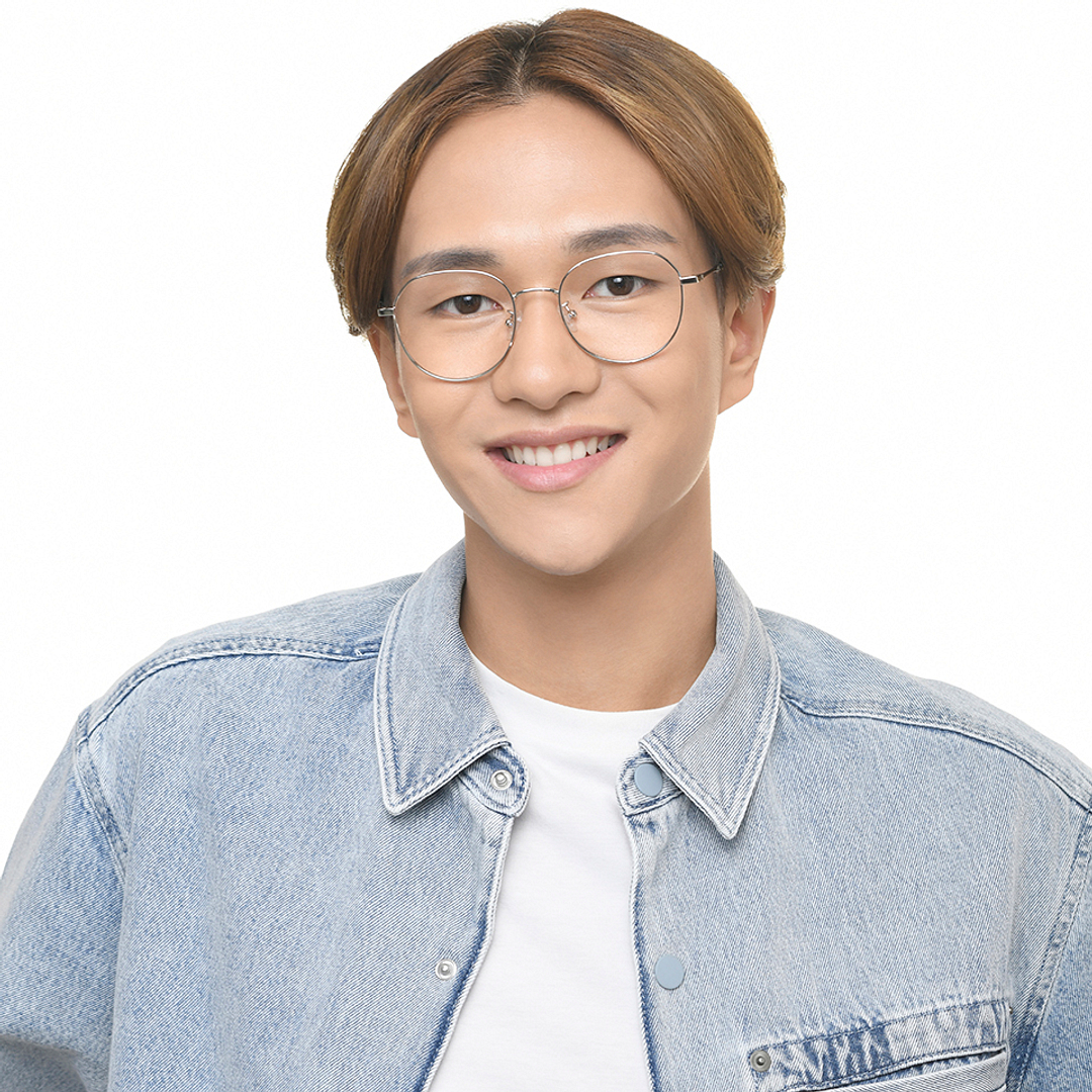 Lenskart Silver Full Rim Round left side