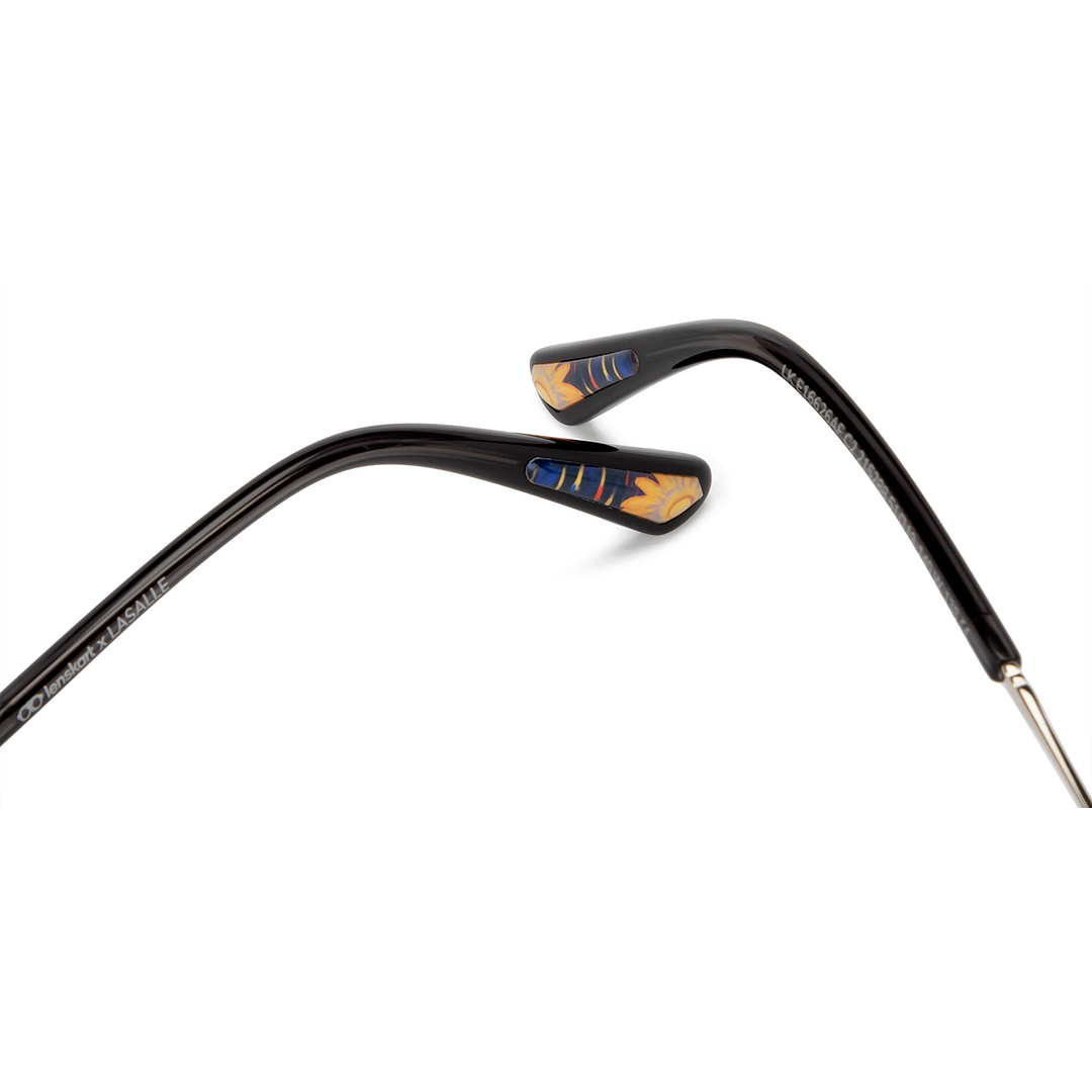 Lenskart Silver Full Rim Round left side