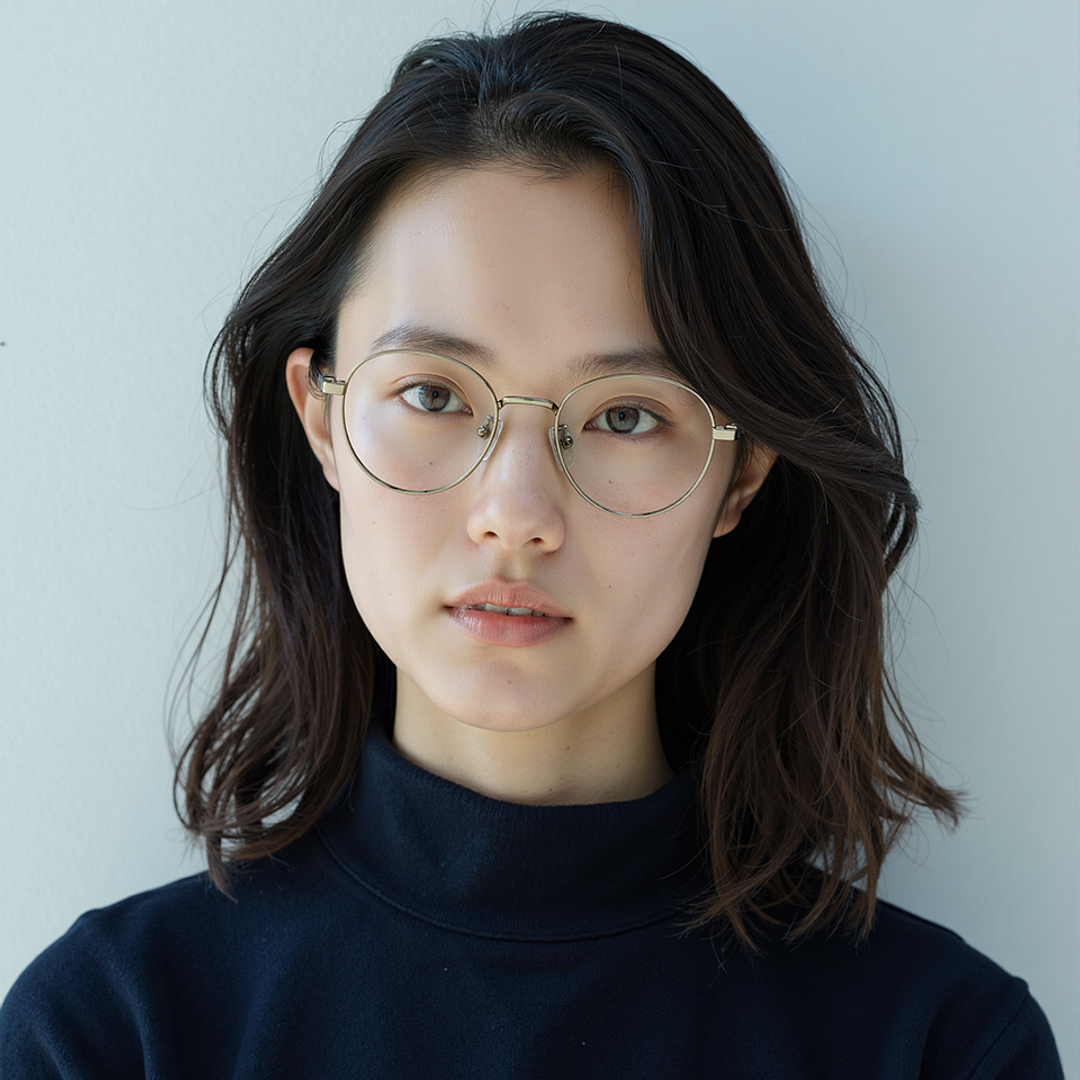 Lenskart Silver Full Rim Round left side