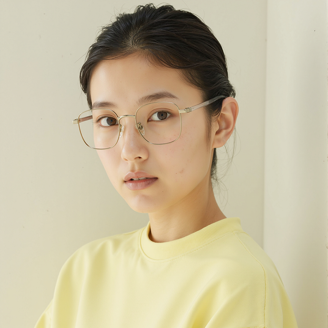 Lenskart Silver Full Rim Square left side