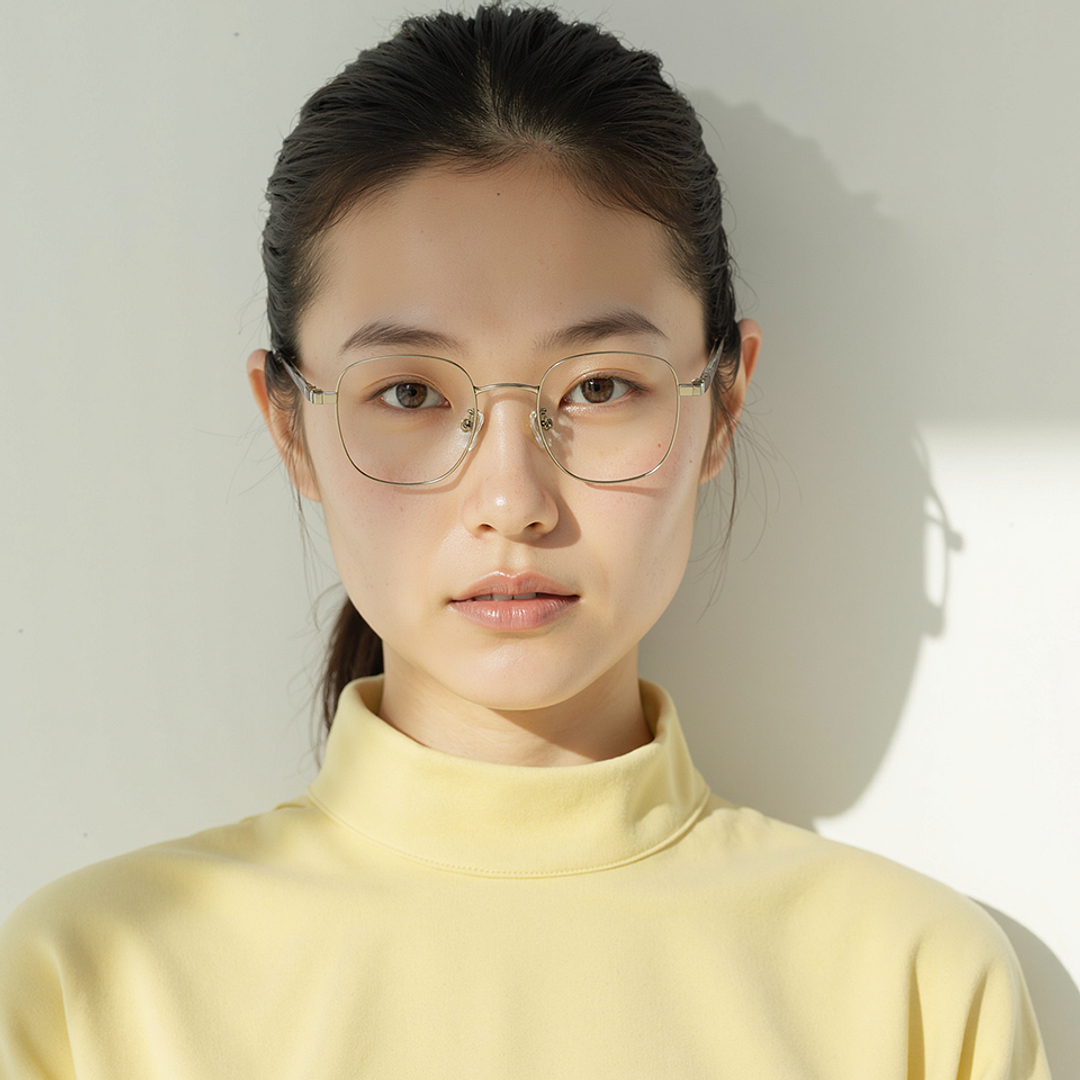 Lenskart Silver Full Rim Square right side