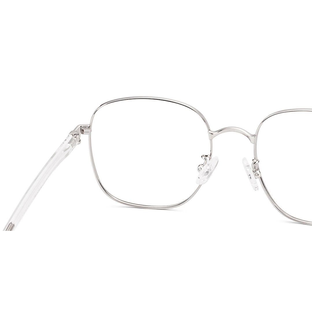 Lenskart Silver Full Rim Square right side