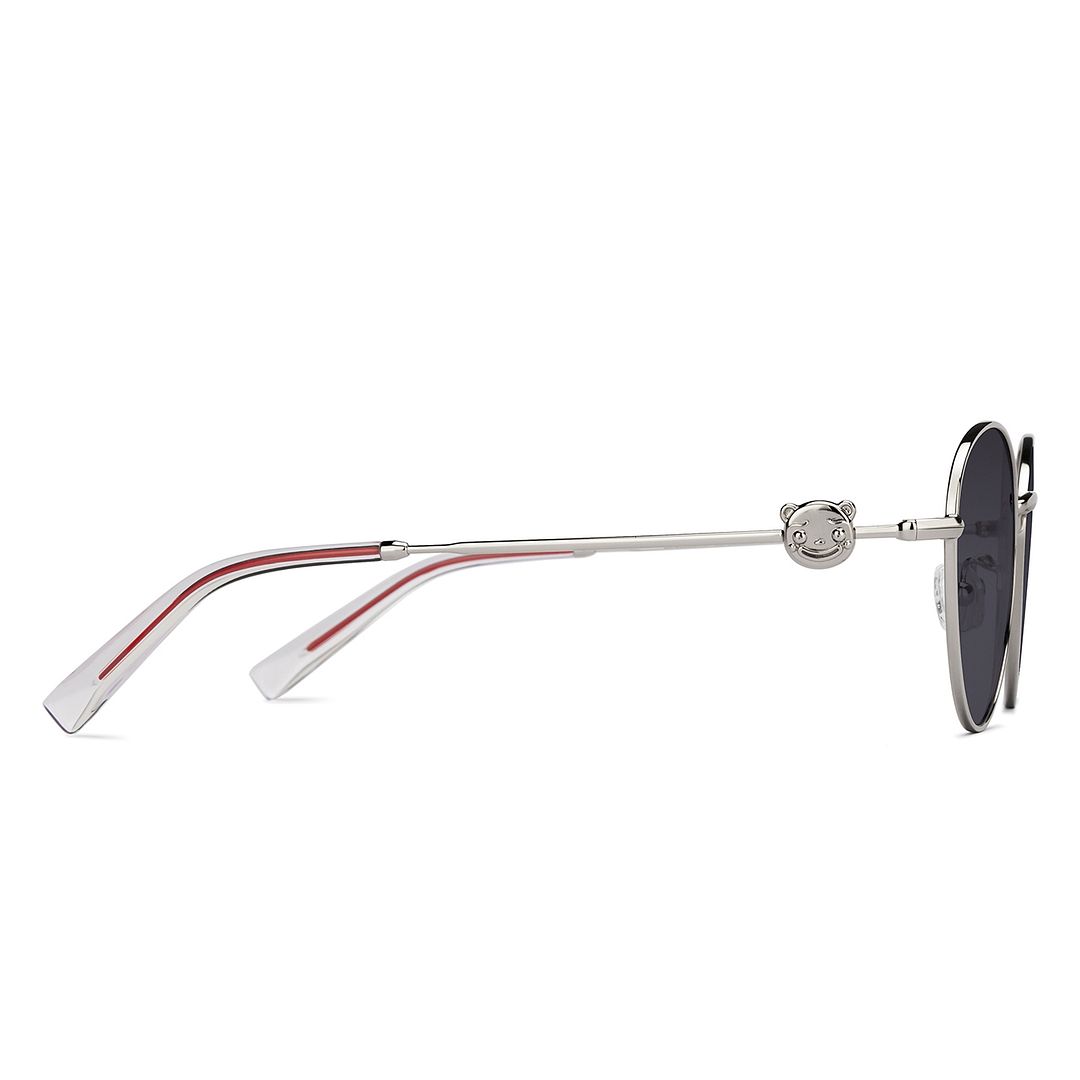 Lenskart Silver Full Rim Round left side