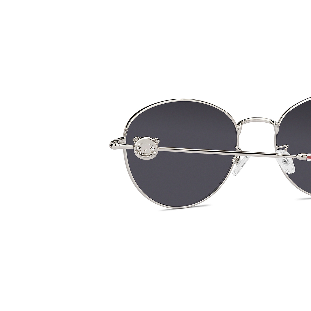 Lenskart Silver Full Rim Round left side