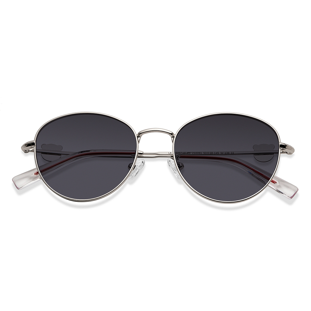 Lenskart Silver Full Rim Round left side