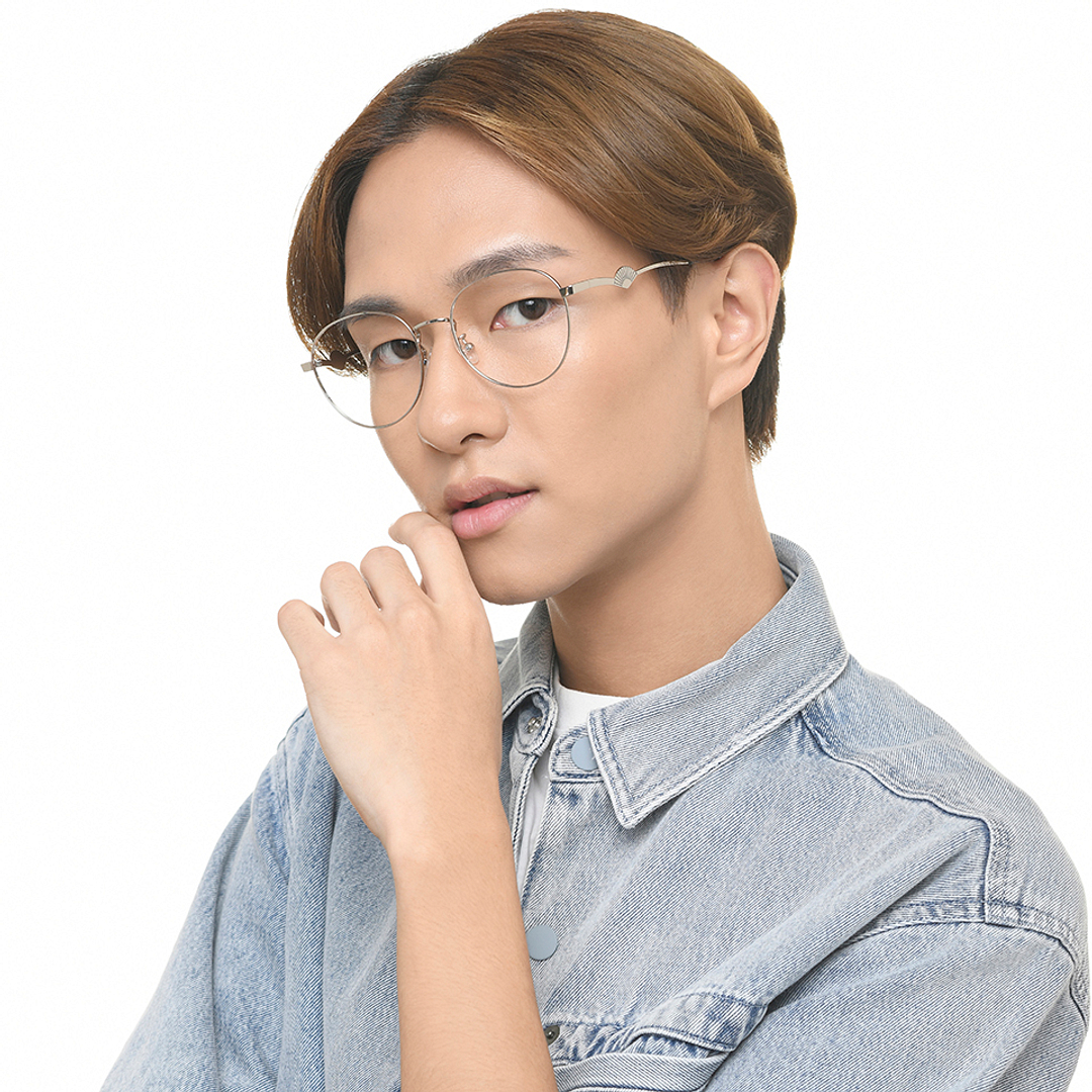 Lenskart Silver Full Rim Round right side