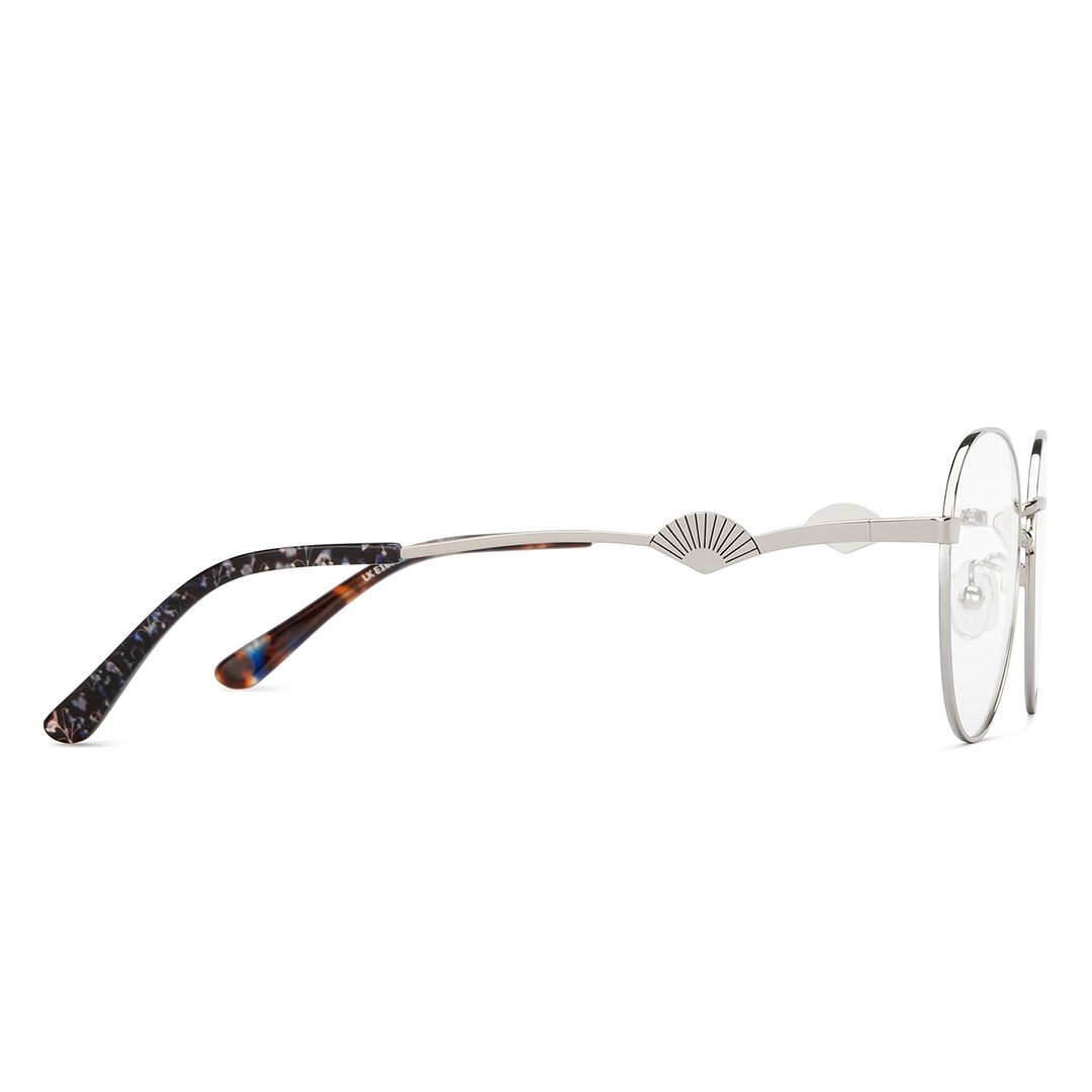 Lenskart Silver Full Rim Round left side