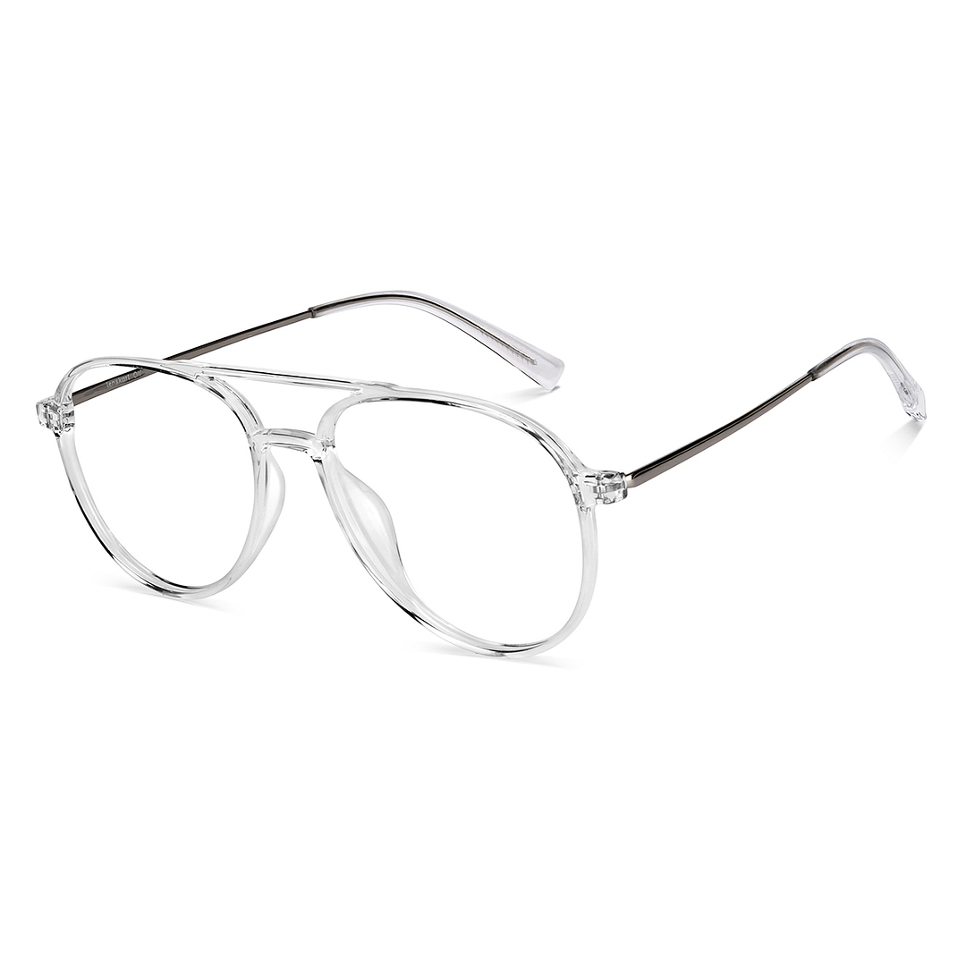 Lenskart Air Online Crystal Transparent Full Rim Aviator right side