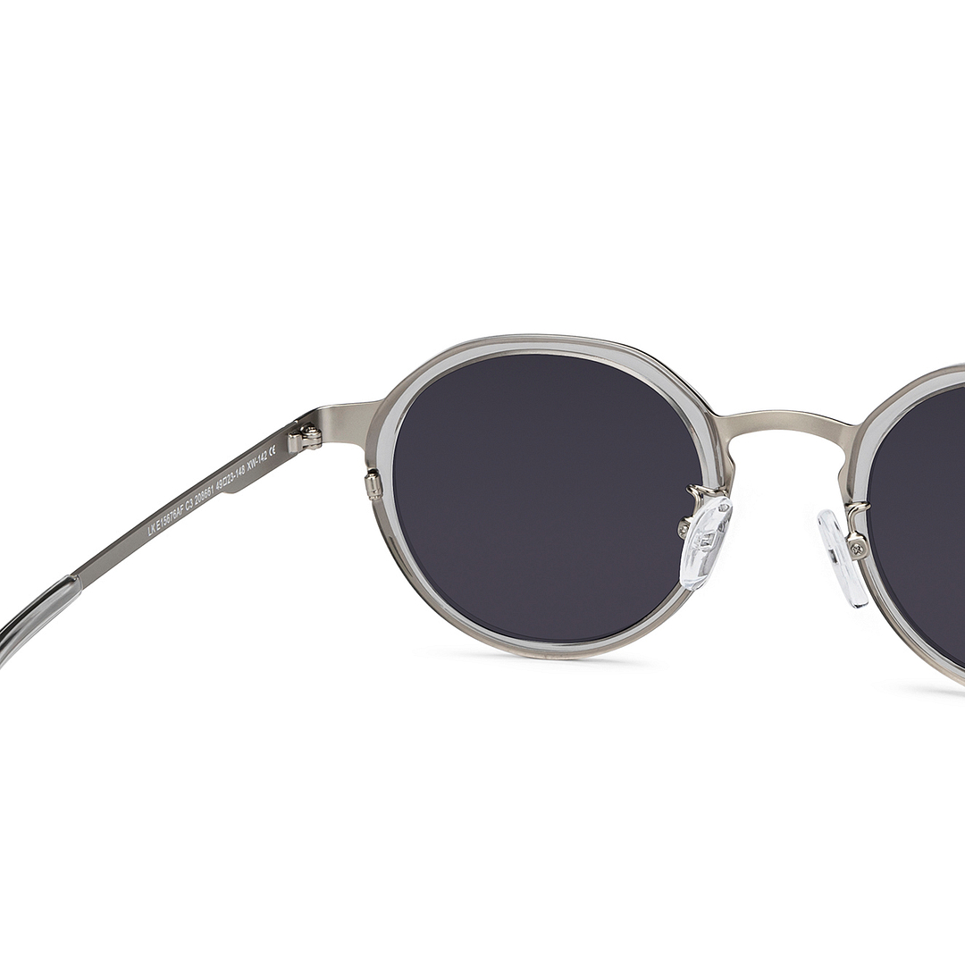 Lenskart Silver Full Rim Round right side