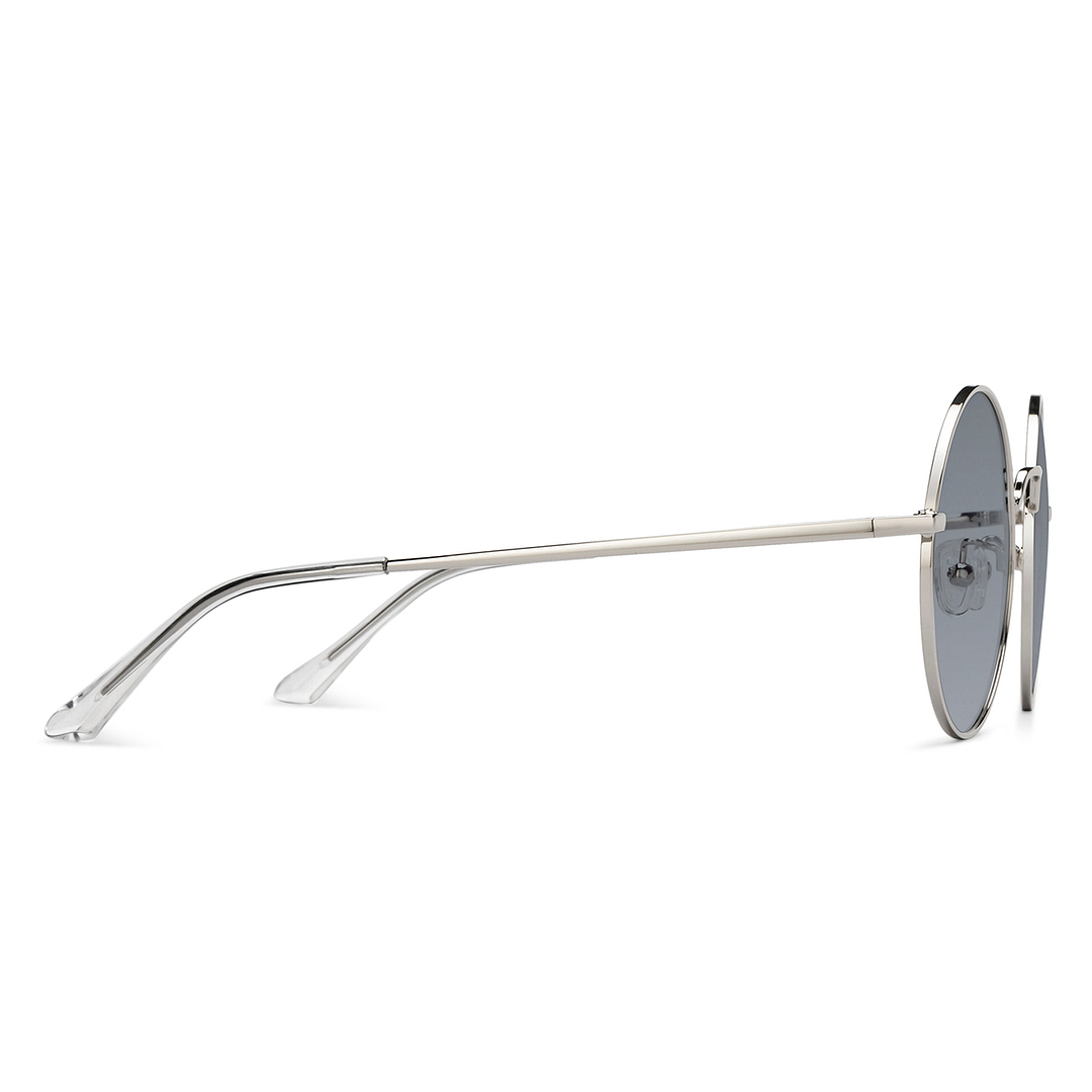 Lenskart Silver Full Rim Round left side