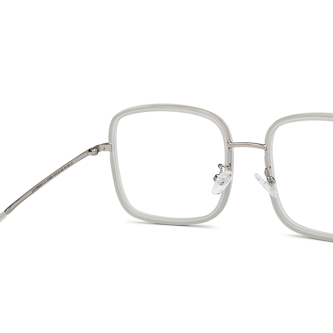 Lenskart Silver Full Rim Square right side