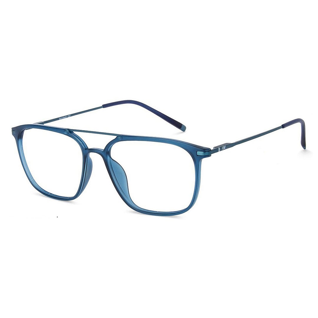 Lenskart Air Sky Blue Full Rim Square left side
