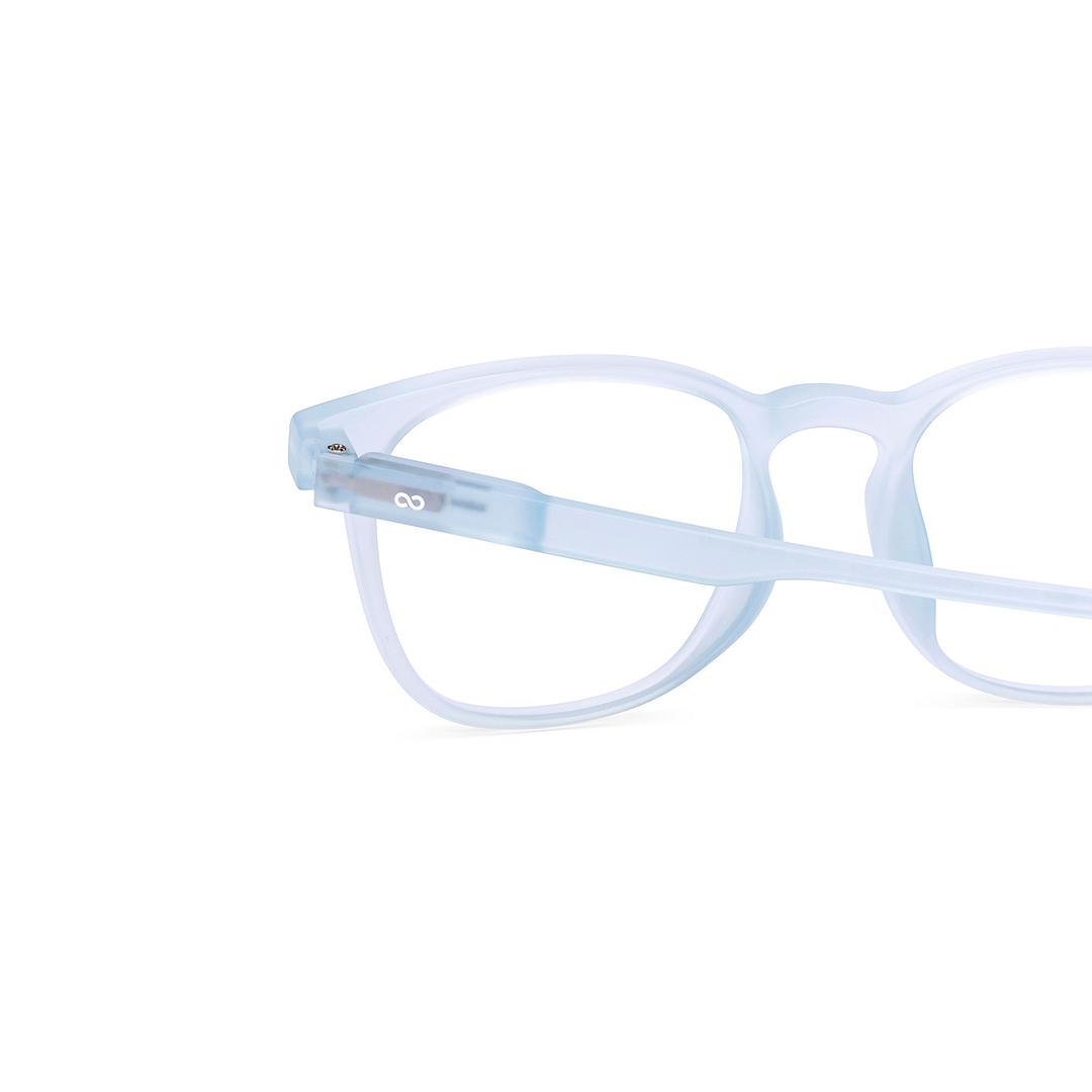 Lenskart Hustlr Sky Blue Full Rim Square right side