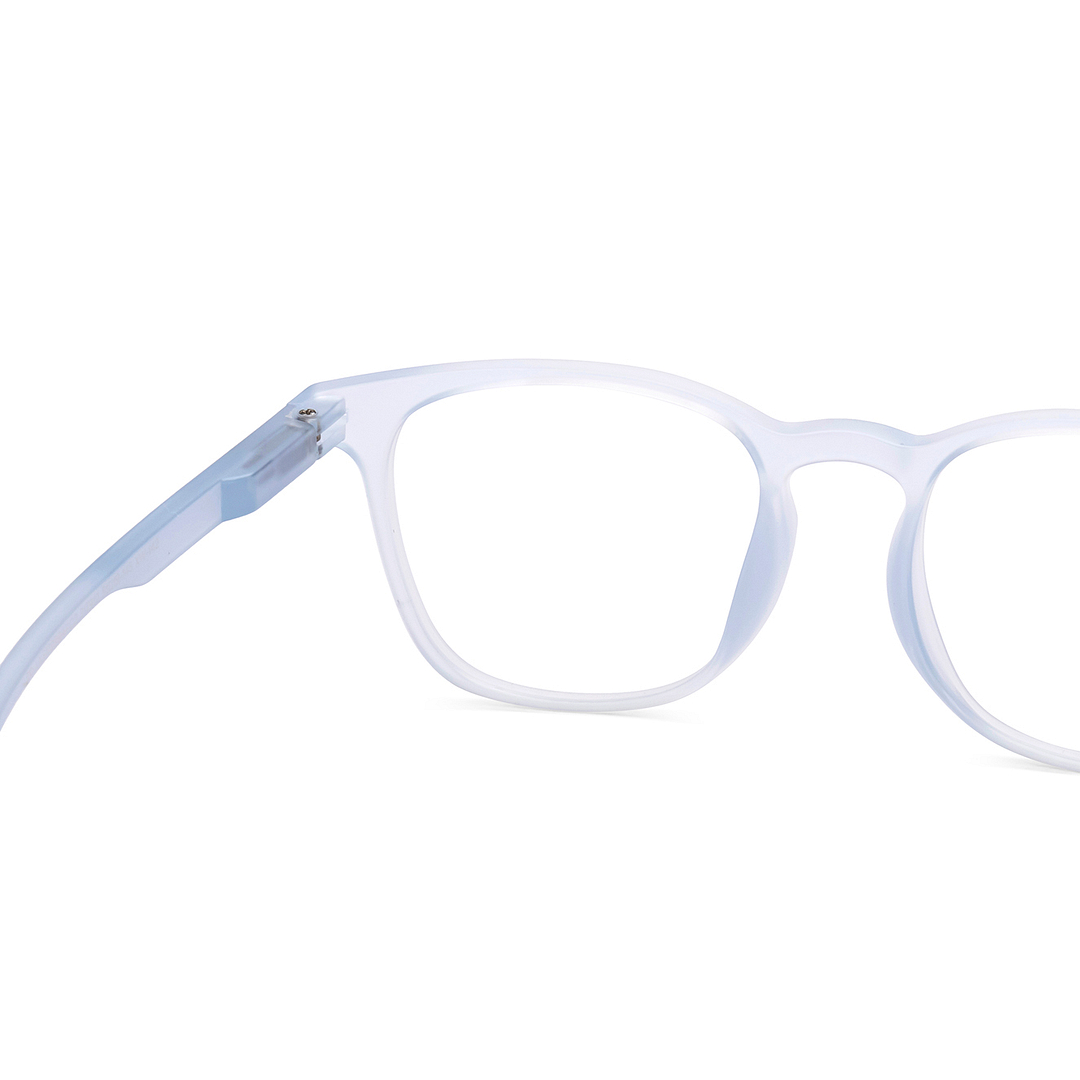 Lenskart Hustlr Sky Blue Full Rim Square right side