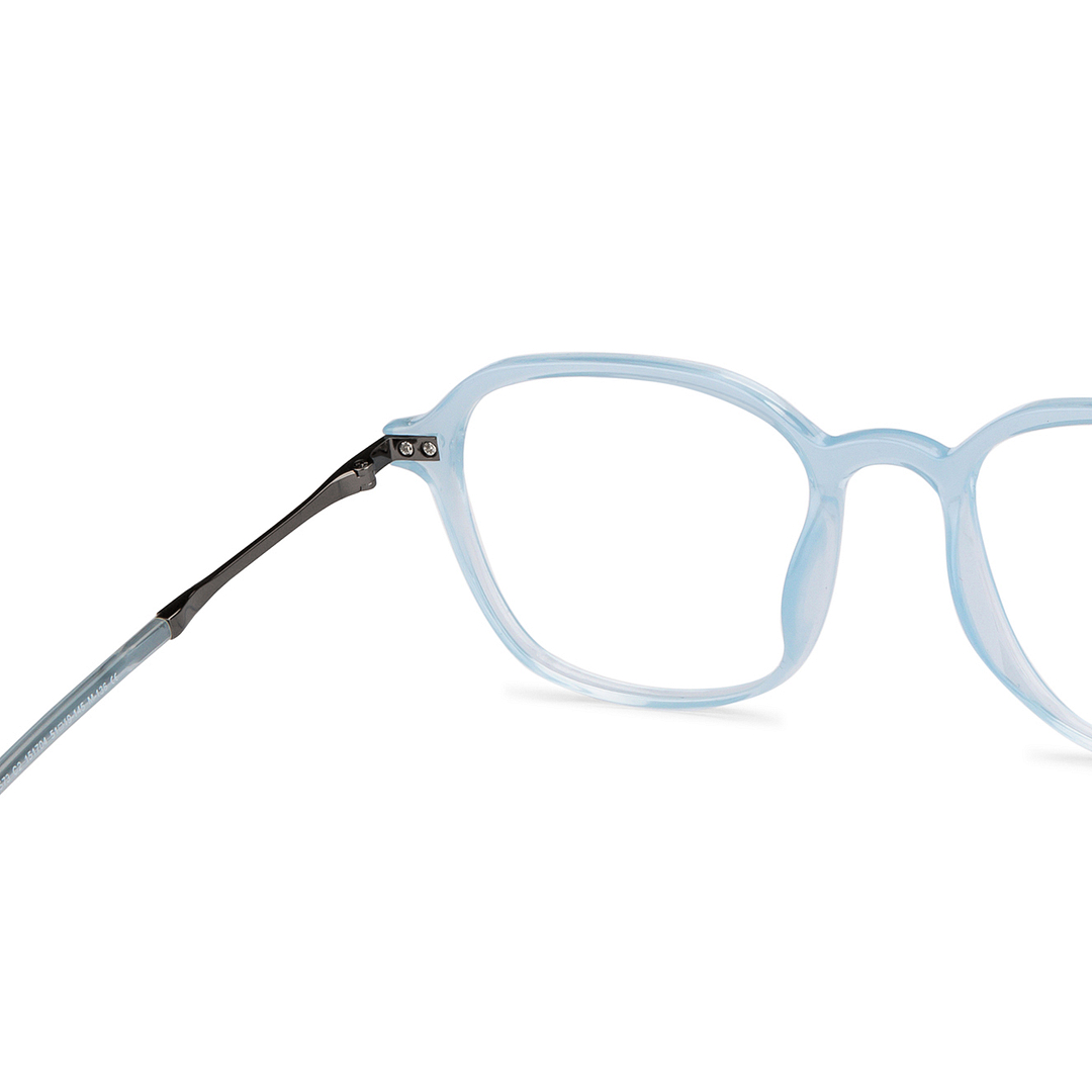 Lenskart Air Sky Blue Full Rim Square right side