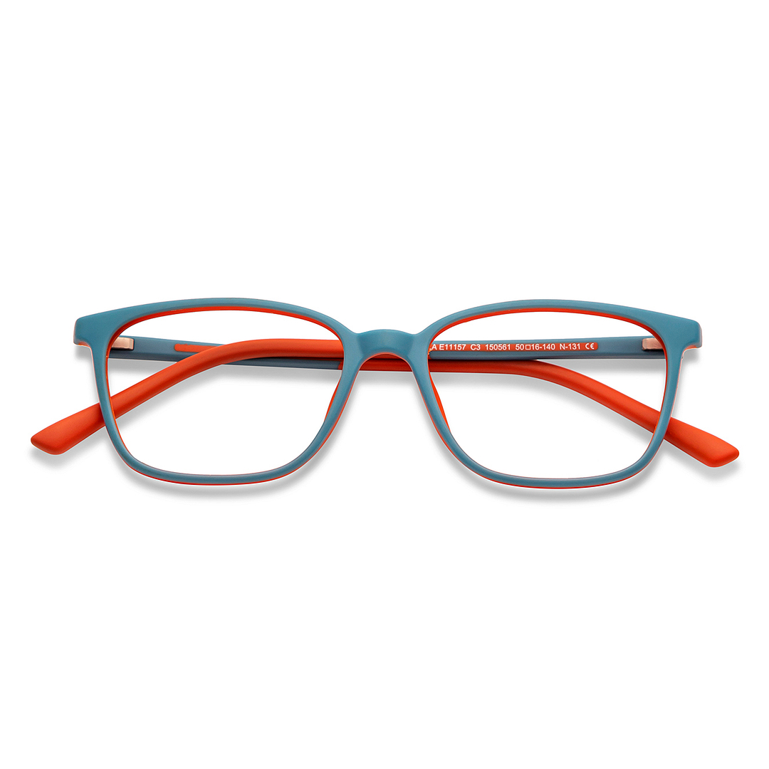 Lenskart Air Online Sky Blue Full Rim Rectangle left side